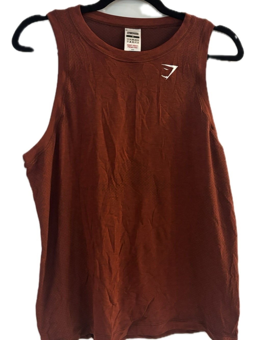 Gymshark Women's Muscle Tank - Rust Brown